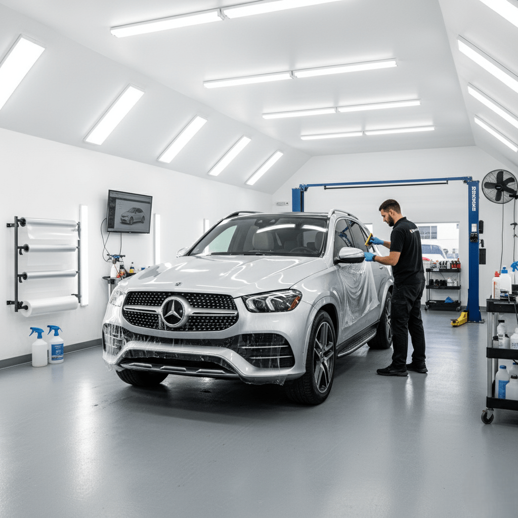 Mercedes GLE in Silver