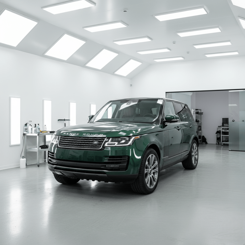 Range Rover in Forest Green